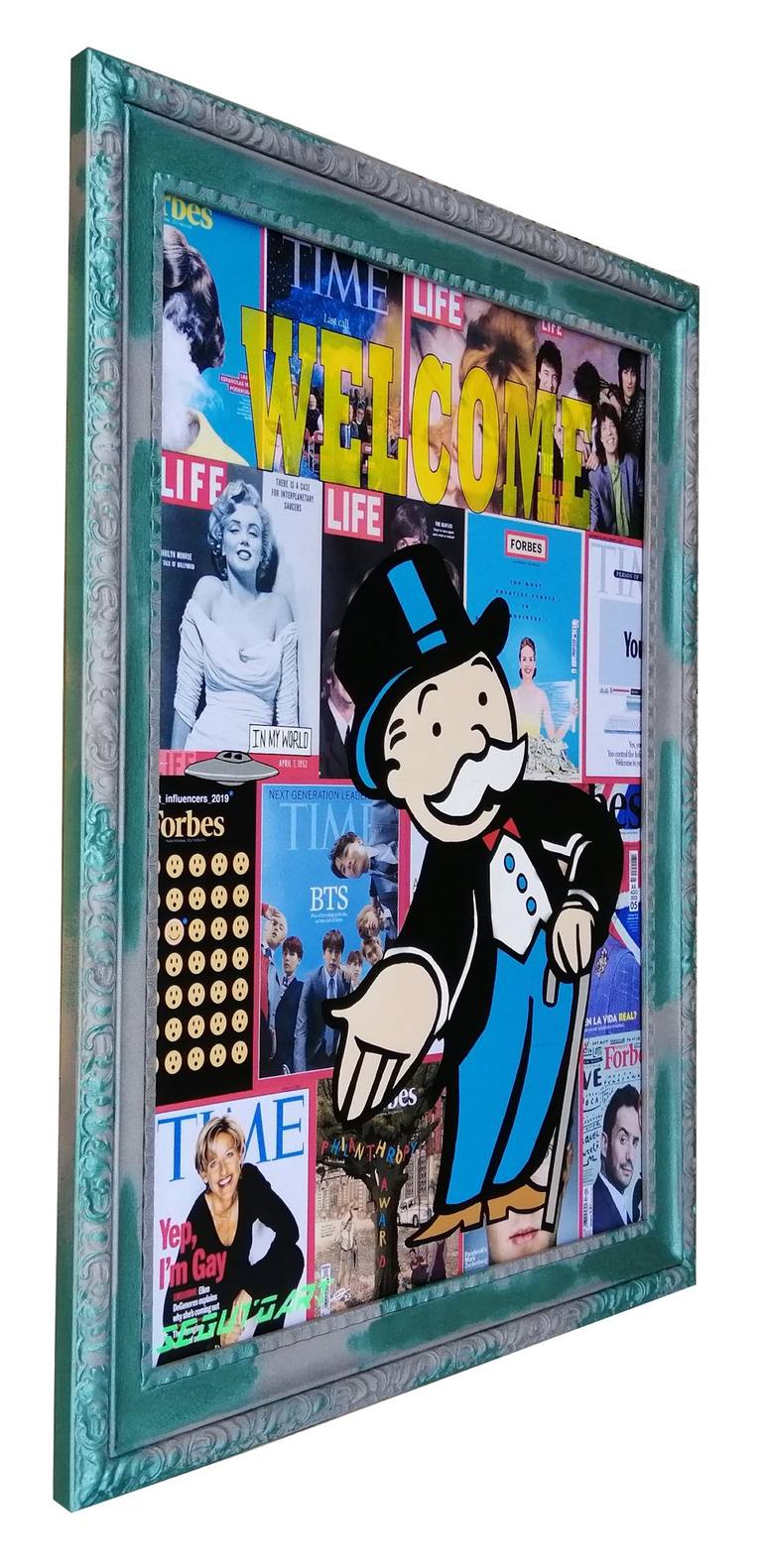 Original Pop Art Celebrity Painting by SEGUTOART SEGUTO