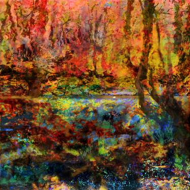 Print of Abstract Expressionism Nature Digital by Esther Tajani