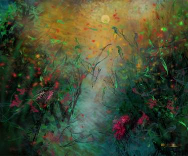 Print of Abstract Expressionism Landscape Digital by Esther Tajani