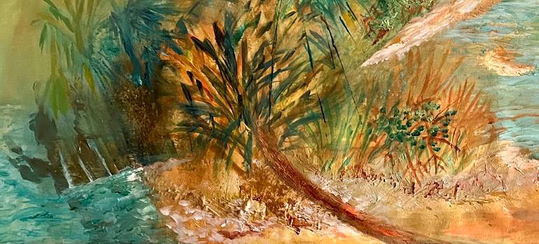 Original Contemporary Beach Painting by Esther Tajani
