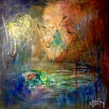 Original Abstract Expressionism Abstract Paintings by Esther Tajani