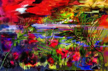 Print of Abstract Expressionism Nature Digital by Esther Tajani