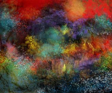 Print of Abstract Digital by Esther Tajani