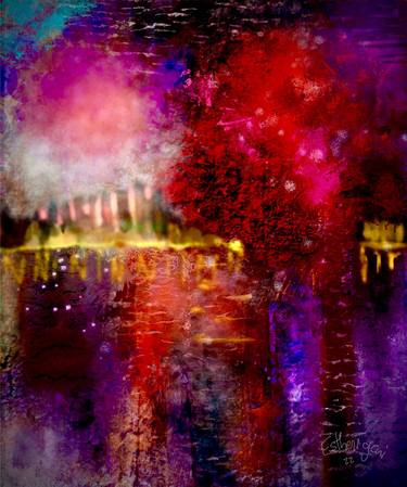 Print of Abstract Digital by Esther Tajani