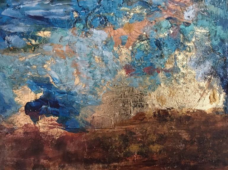 Original Abstract Expressionism Landscape Painting by Esther Tajani