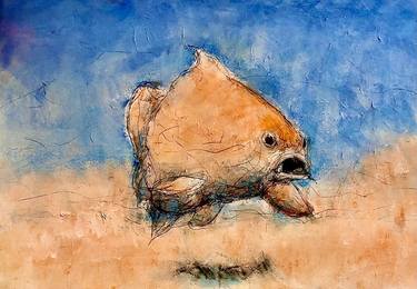 Print of Abstract Expressionism Fish Paintings by Todd Gutmann