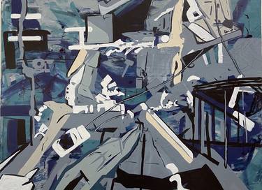 Original Abstract Expressionism Abstract Paintings by Temme Barkin-Leeds