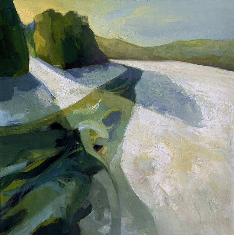 Original Abstract Landscape Paintings by Anne Ducrot