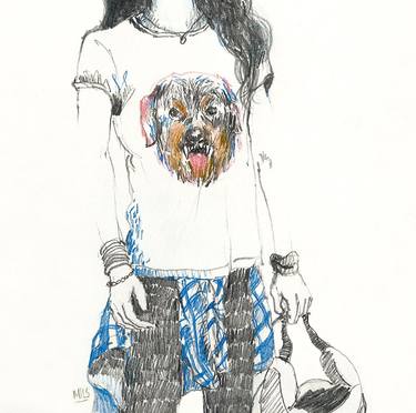 Print of Street Art Fashion Drawings by Mils Gan