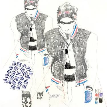 Original Fashion Drawings by Mils Gan