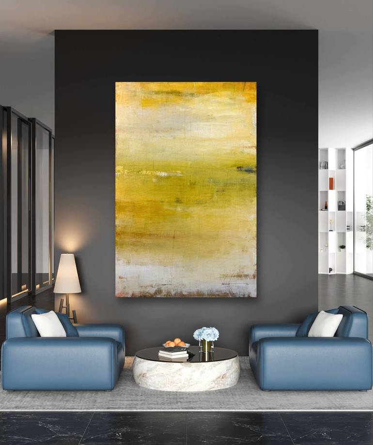 Original Abstract Expressionism Abstract Painting by Amrish Malvankar