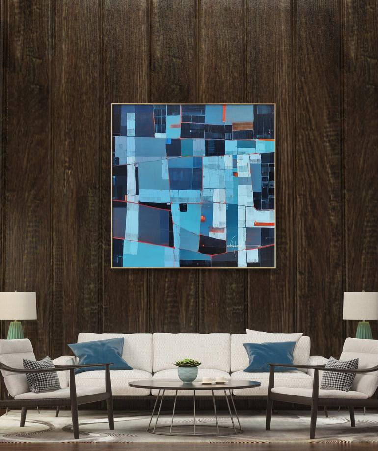 Original Abstract Painting by Amrish Malvankar