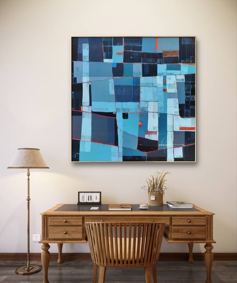 Original Abstract Painting by Amrish Malvankar