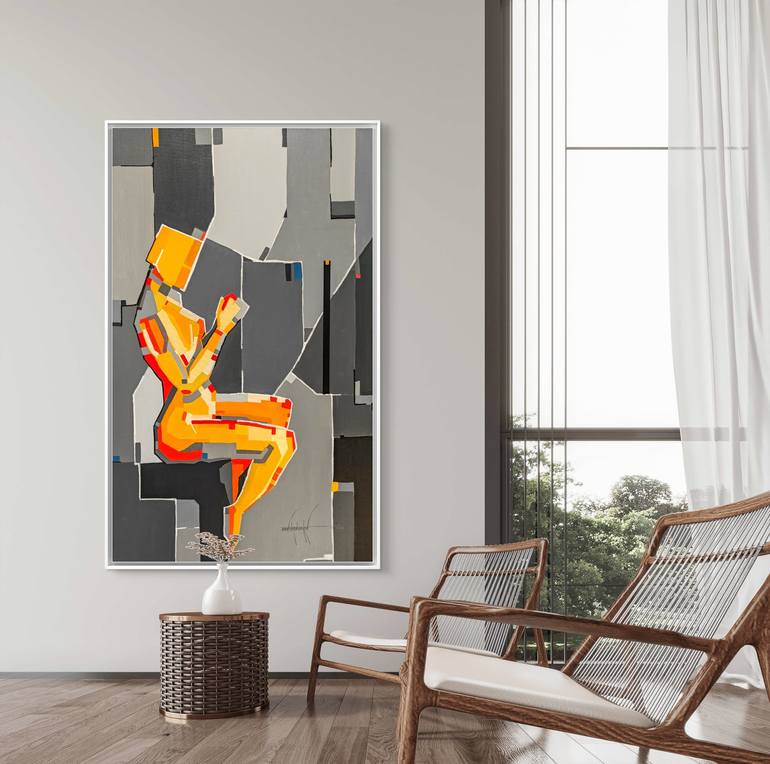 Original Abstract Painting by Amrish Malvankar