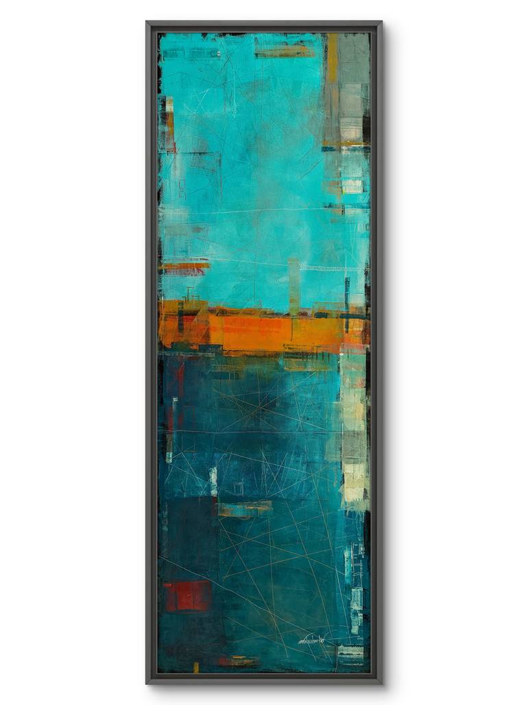 Original Abstract Expressionism Abstract Painting by Amrish Malvankar