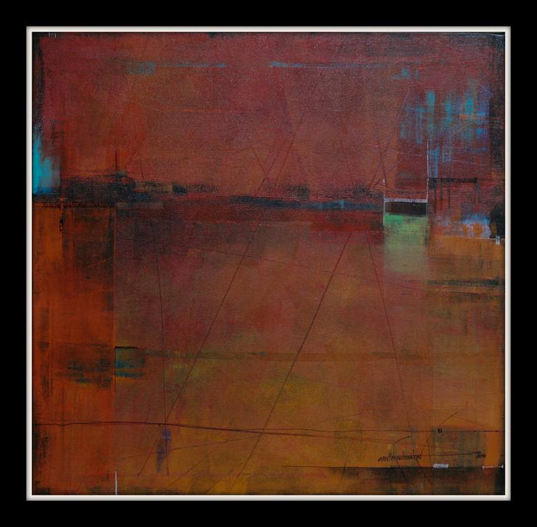 Original Abstract Painting by Amrish Malvankar