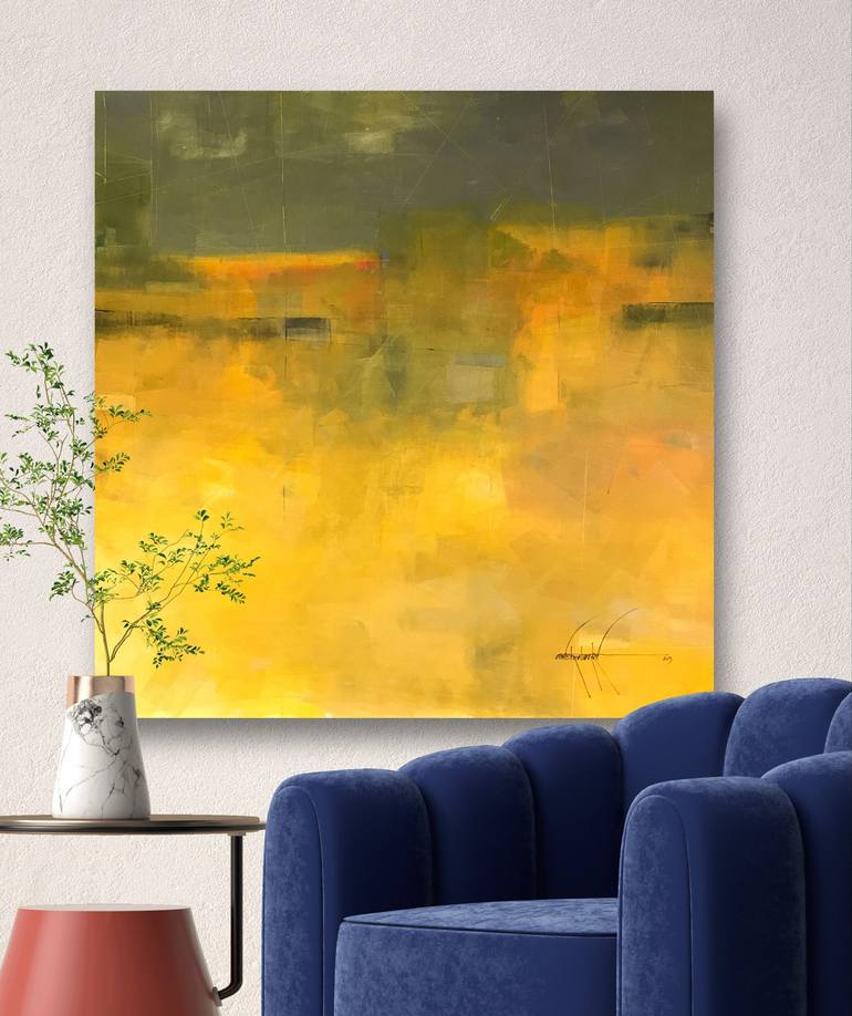 Original Abstract Painting by Amrish Malvankar