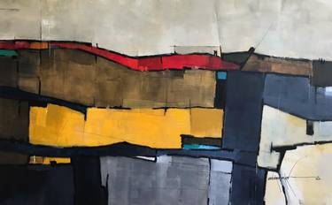 Original Abstract Expressionism Abstract Paintings by Amrish Malvankar