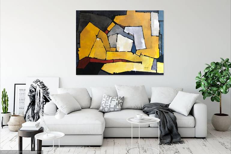 Original Abstract Painting by Amrish Malvankar