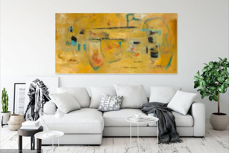 Original Abstract Painting by Amrish Malvankar