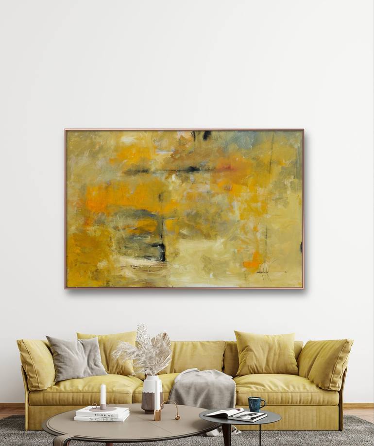 Original Abstract Painting by Amrish Malvankar