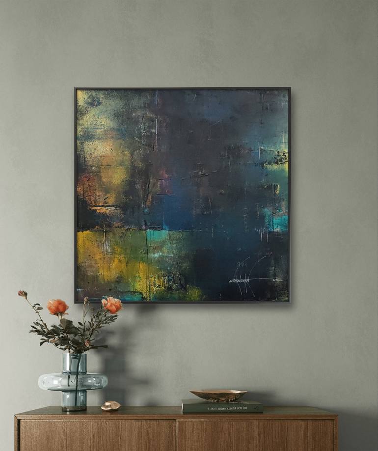 Original Abstract Painting by Amrish Malvankar