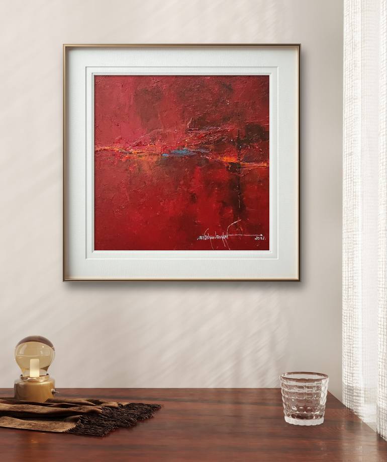 Original Abstract Painting by Amrish Malvankar