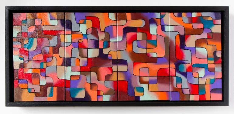 Original Abstract Painting by Stefan Fierros