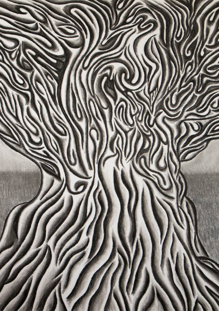 Tree of Souls Drawing by Stefan Fierros | Saatchi Art