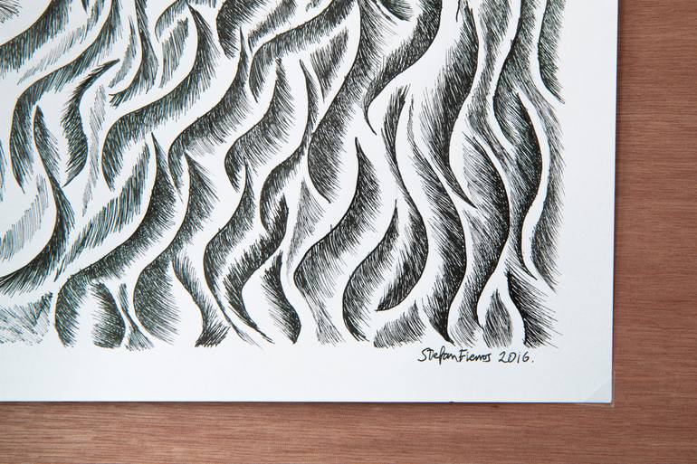 Original Abstract Drawing by Stefan Fierros