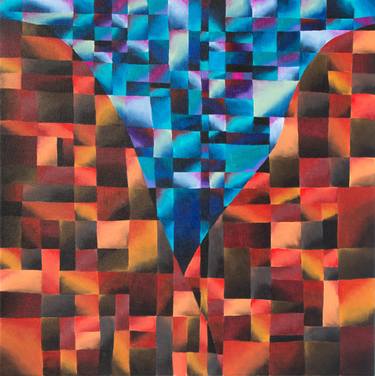 Original Cubism Abstract Paintings by Stefan Fierros