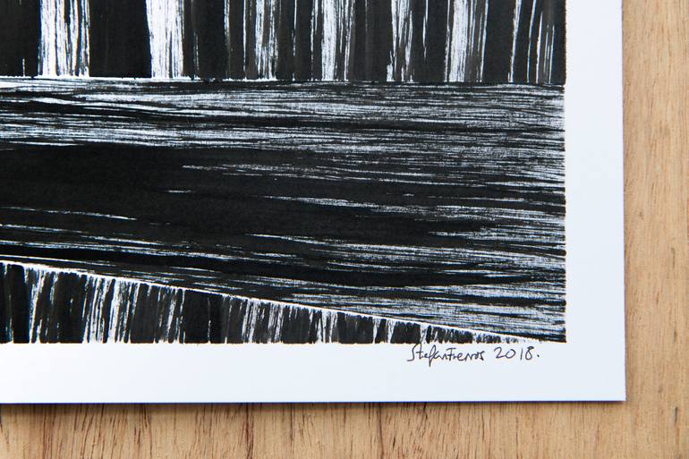 Original Minimalism Abstract Drawing by Stefan Fierros
