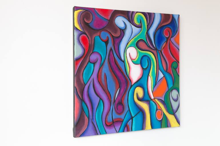 Original Modern Abstract Painting by Stefan Fierros