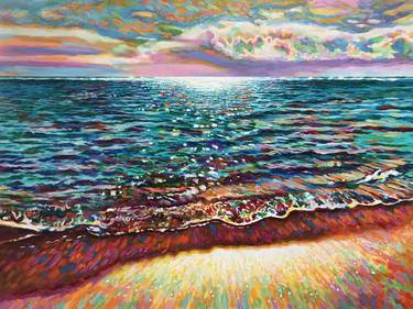 Print of Expressionism Seascape Paintings by David Friedman