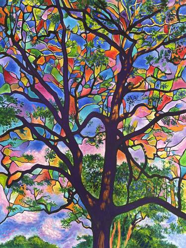 Saatchi Art Artist David Friedman; Paintings, “The Tree of Hopes and Dreams” #art