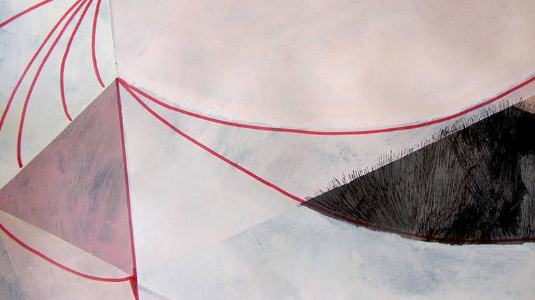 Original Abstract Women Painting by Aina M Snape
