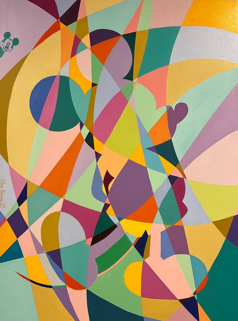 Original Abstract Painting by Elena Prenner | Abstract Art on Canvas | Catch me if you can No. 1