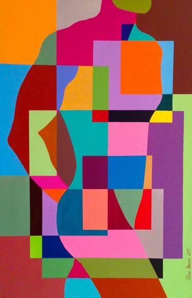 Print of Abstract Men Paintings by Elena Prenner