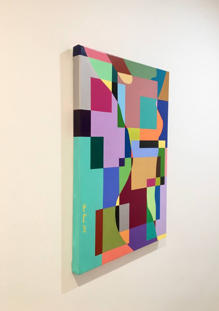 Original Abstract Women Painting by Elena Prenner