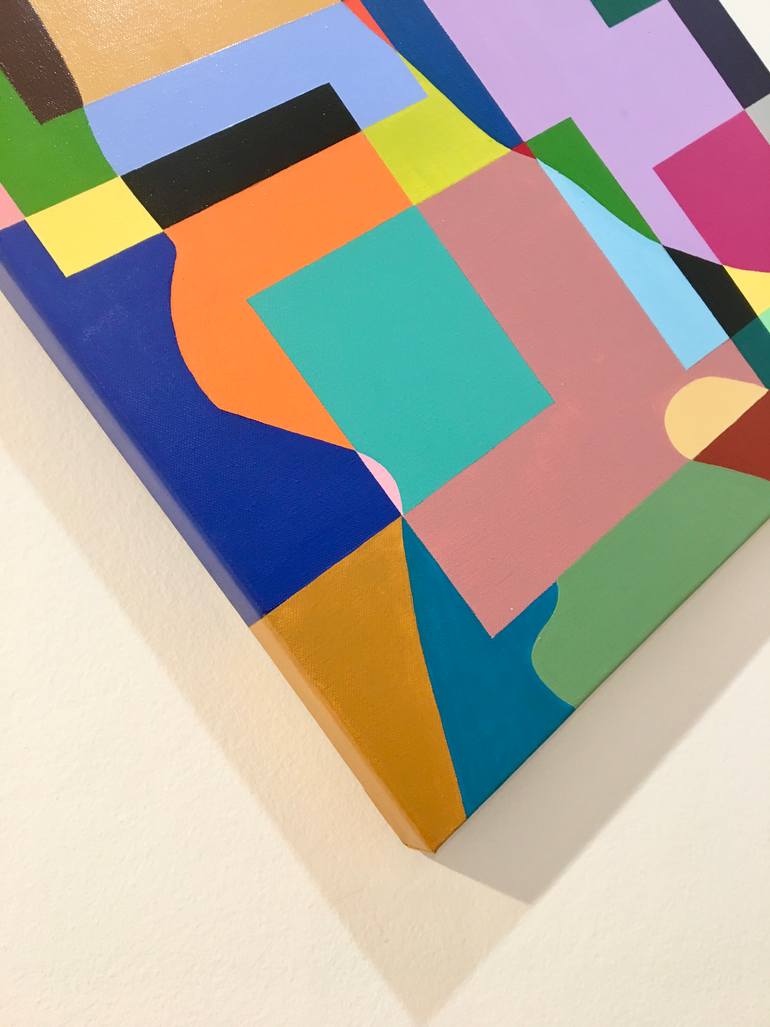 Original Abstract Women Painting by Elena Prenner