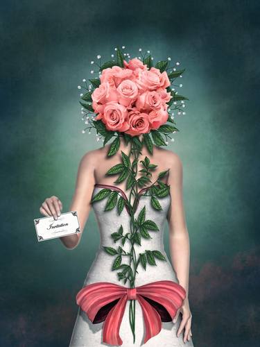 Original Surrealism People Collage by Britta Glodde