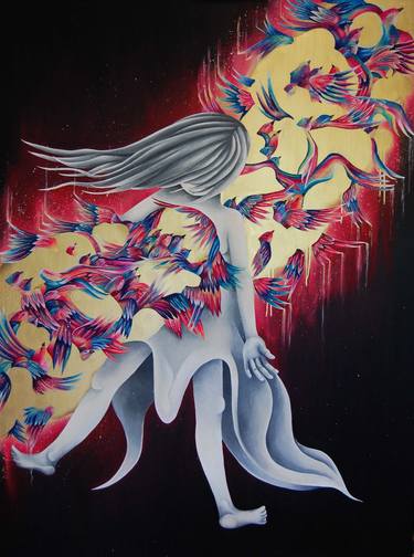 Original Surrealism Fantasy Paintings by Everly Dark