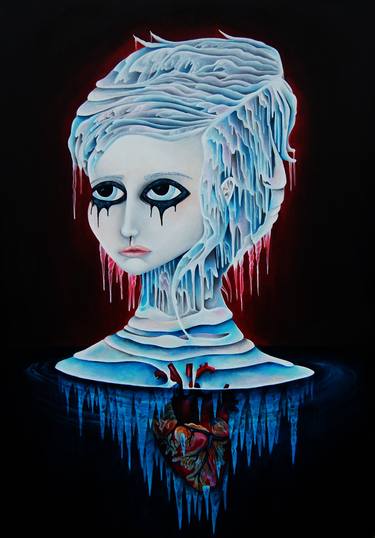 Original Surrealism Fantasy Paintings by Everly Dark