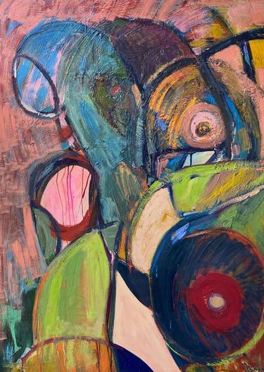 Original Abstract Expressionism Abstract Paintings by Renata Kopac