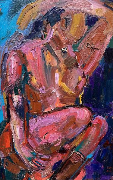 Original Abstract Nude Paintings by Renata Kopac