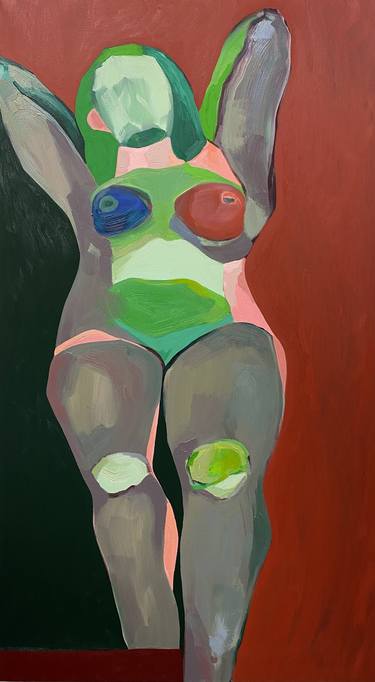 Original Abstract Nude Paintings by Renata Kopac