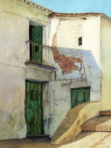 Print of Architecture Paintings by Piero Horna