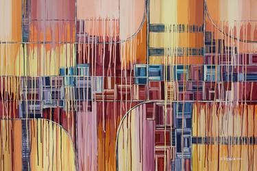 Original Abstract Expressionism Aerial Paintings by Eduardo Verdecia