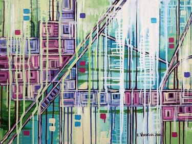 Original Abstract Paintings by Eduardo Verdecia