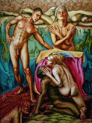 Original Nude Paintings by Yunia Lores